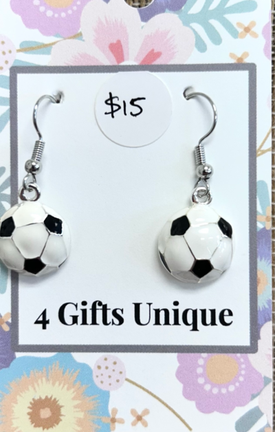 Soccer Earrings