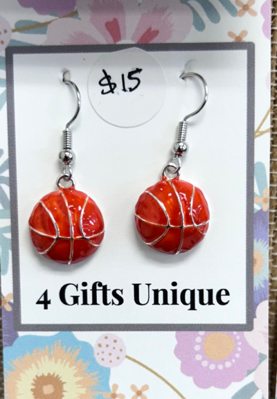 Basketball Earrings