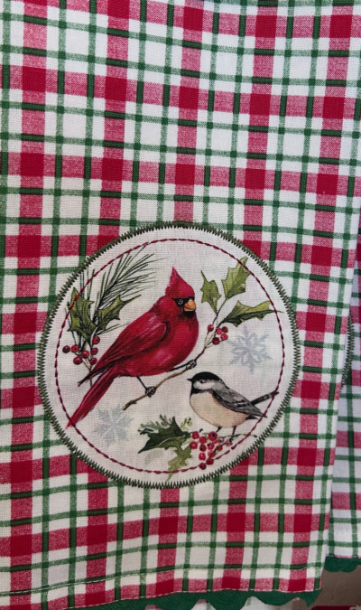 Winterberry Patch Tea Towel